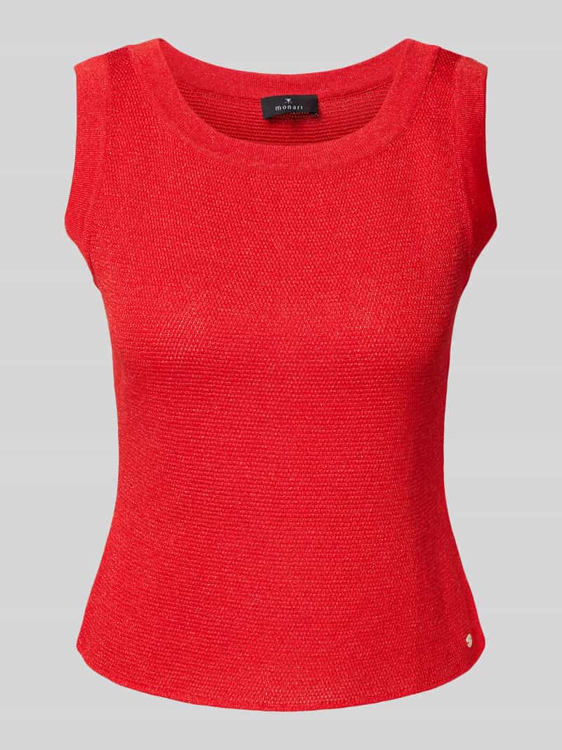 Top z imitacji dzianiny