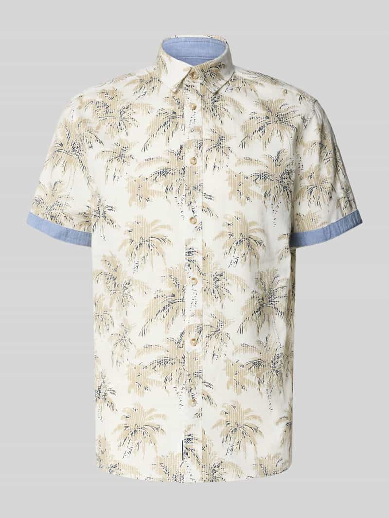 Koszula casualowa o kroju regular fit z czystej bawełny