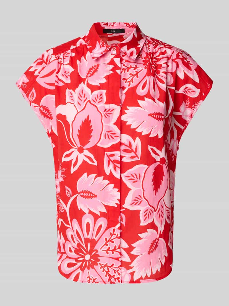 Bluzka o kroju regular fit z krótkim rękawem