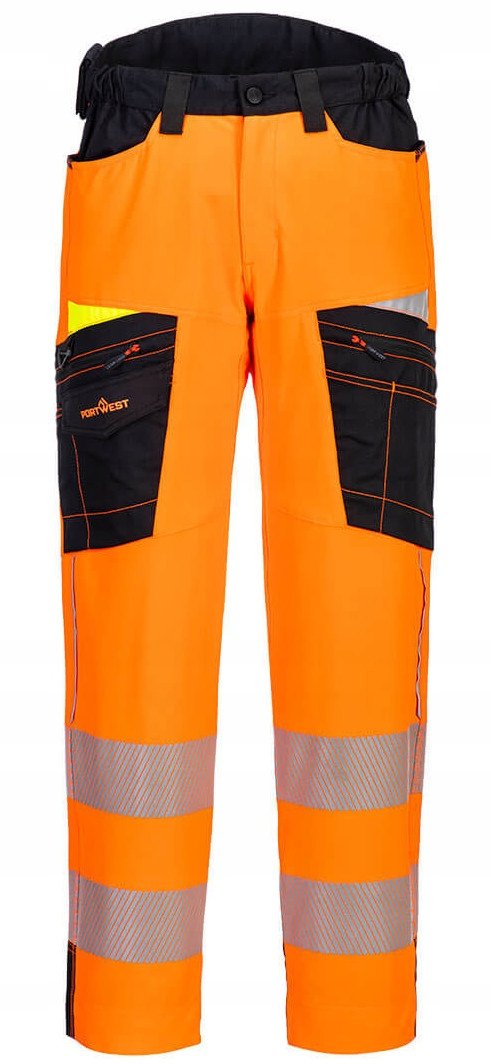 Spodnie ostrzegawcze ze stretchu Portwest DX453 OBR r. 46 UK (62 UE)
