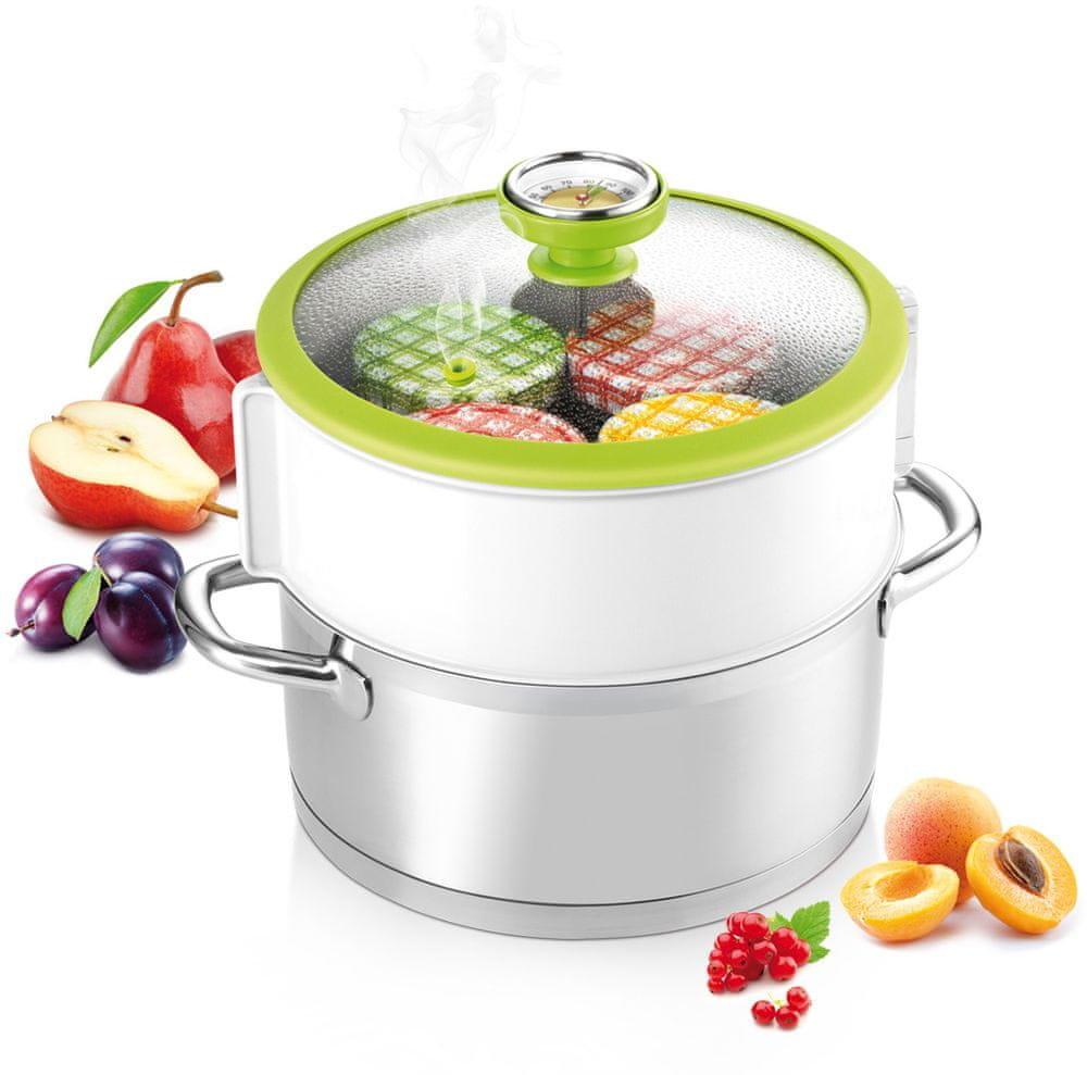 TESCOMA ZESTAWGARNEK DO PASTERYZACJI GOTOWANIA NA PARZE + TERMOMETR 895260