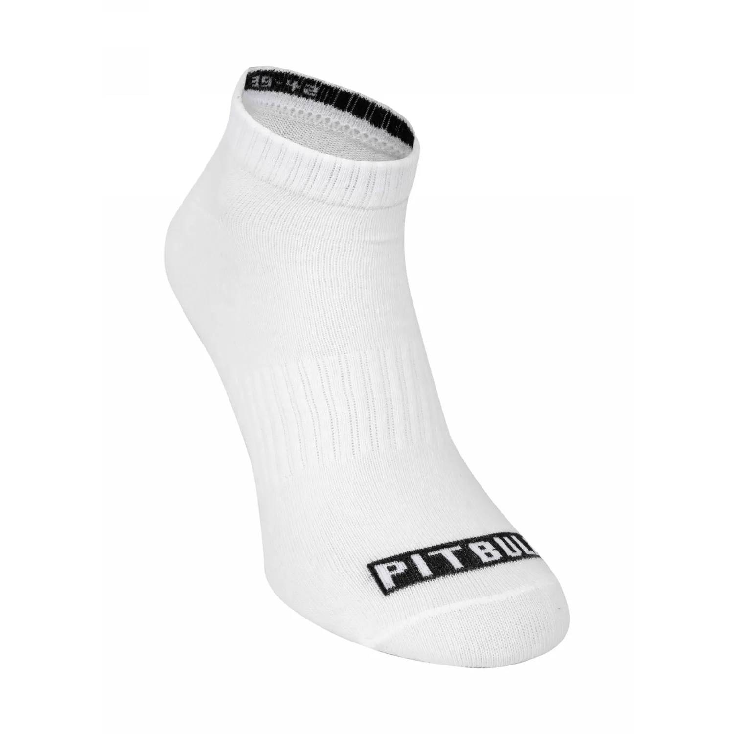 Skarpetki PITBULL Pad Pitbull cienkie (3-pak) - Białe 39/42