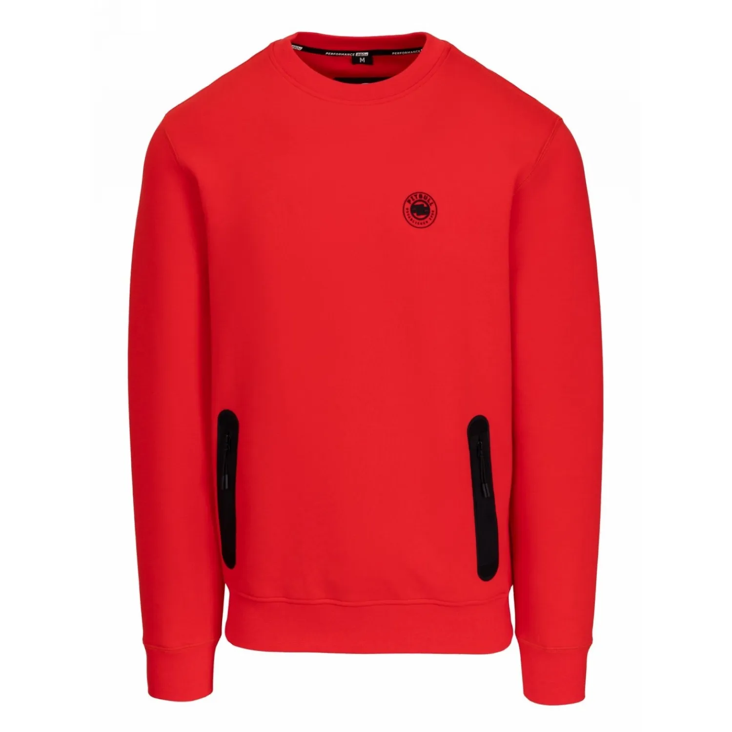 Bluza PITBULL 320 Interlock Dogwood '25 - Fluo Red S