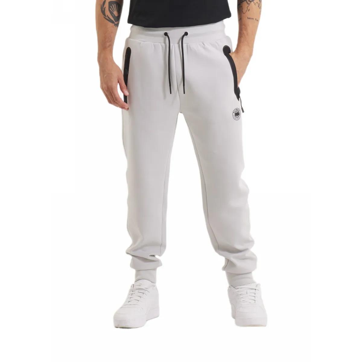 PITBULL 320 Interlock Dogwood '25 - Białe/Niebieskie