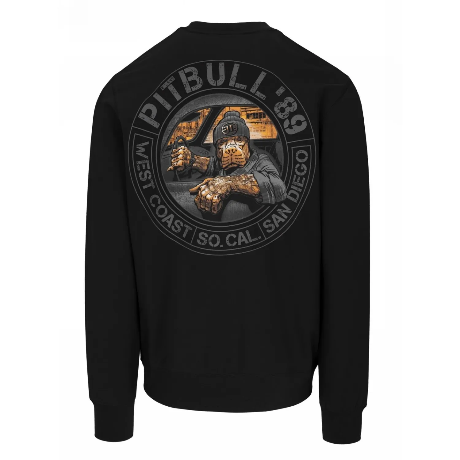 Bluza PITBULL Tricot Terry 280 Driving '25 - Czarna 3XL