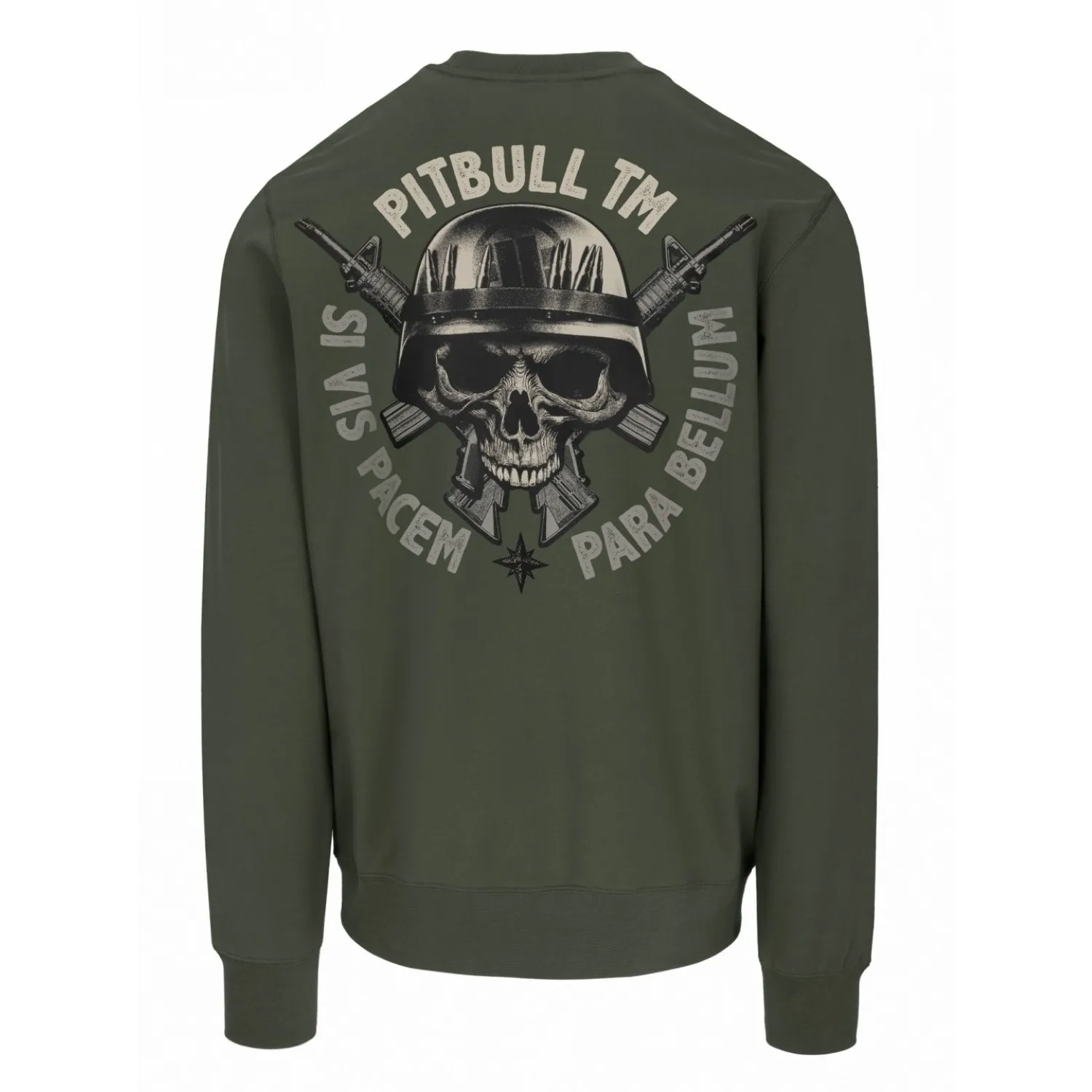 Bluza PITBULL Tricot Terry 280 Para Bellum '25 - Old Green S