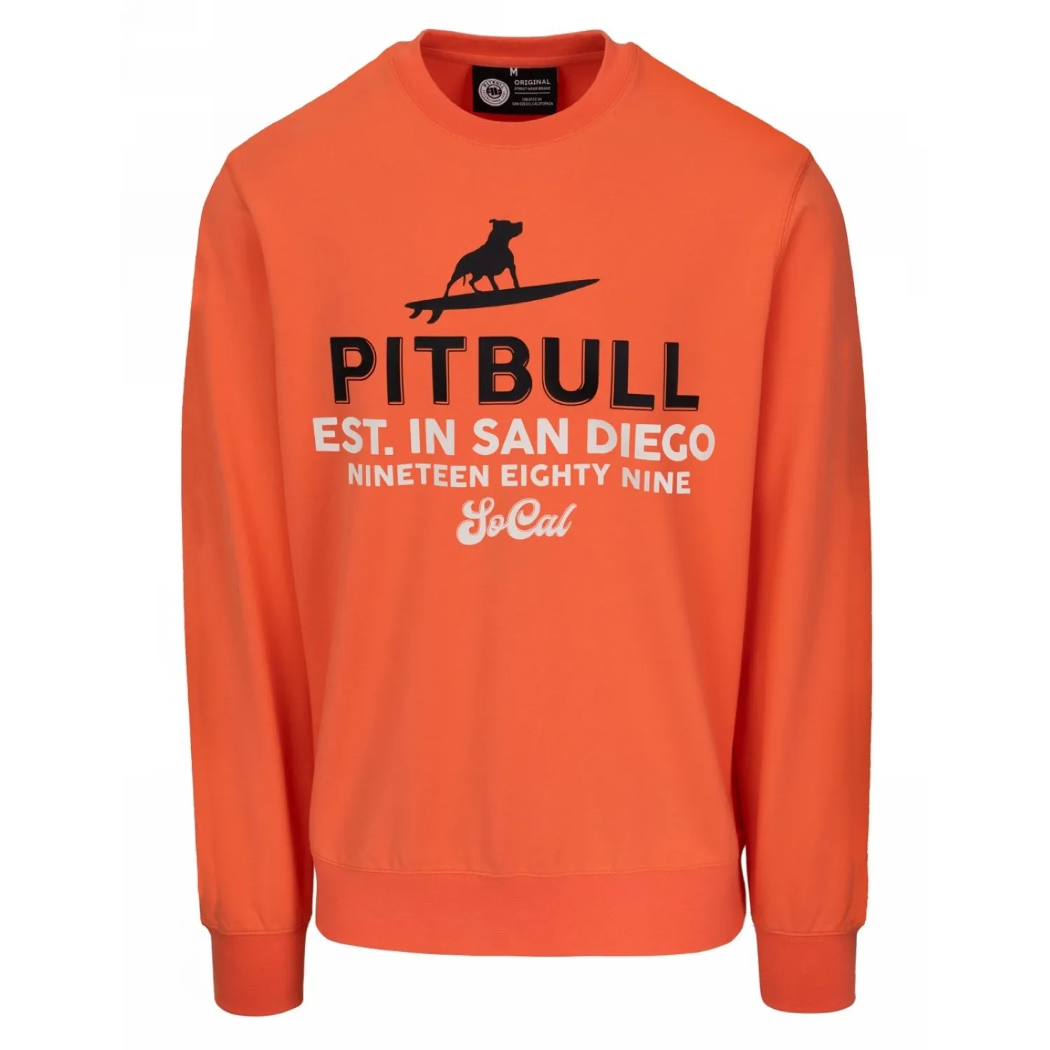 Bluza PITBULL Tricot Terry 280 Surfing Dog '25 - Bright Salmon 3XL