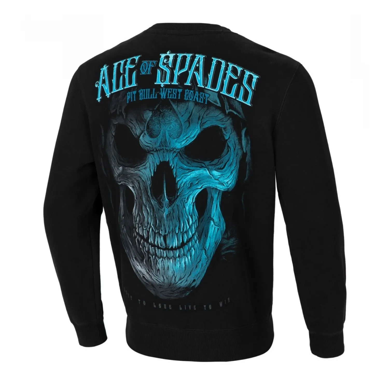 Bluza PITBULL Seria Regular Blue Skull '24 - Czarna XXL