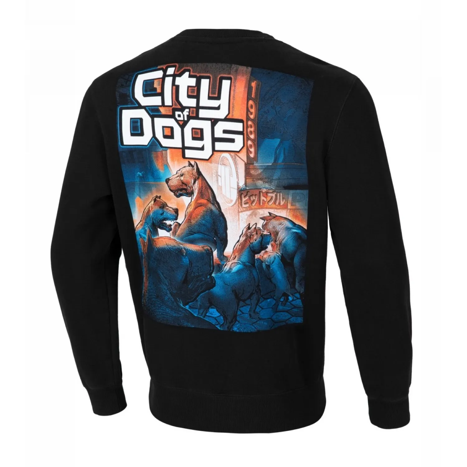 Bluza PITBULL Seria Regular City Of Dogs '24 - Czarna 3XL