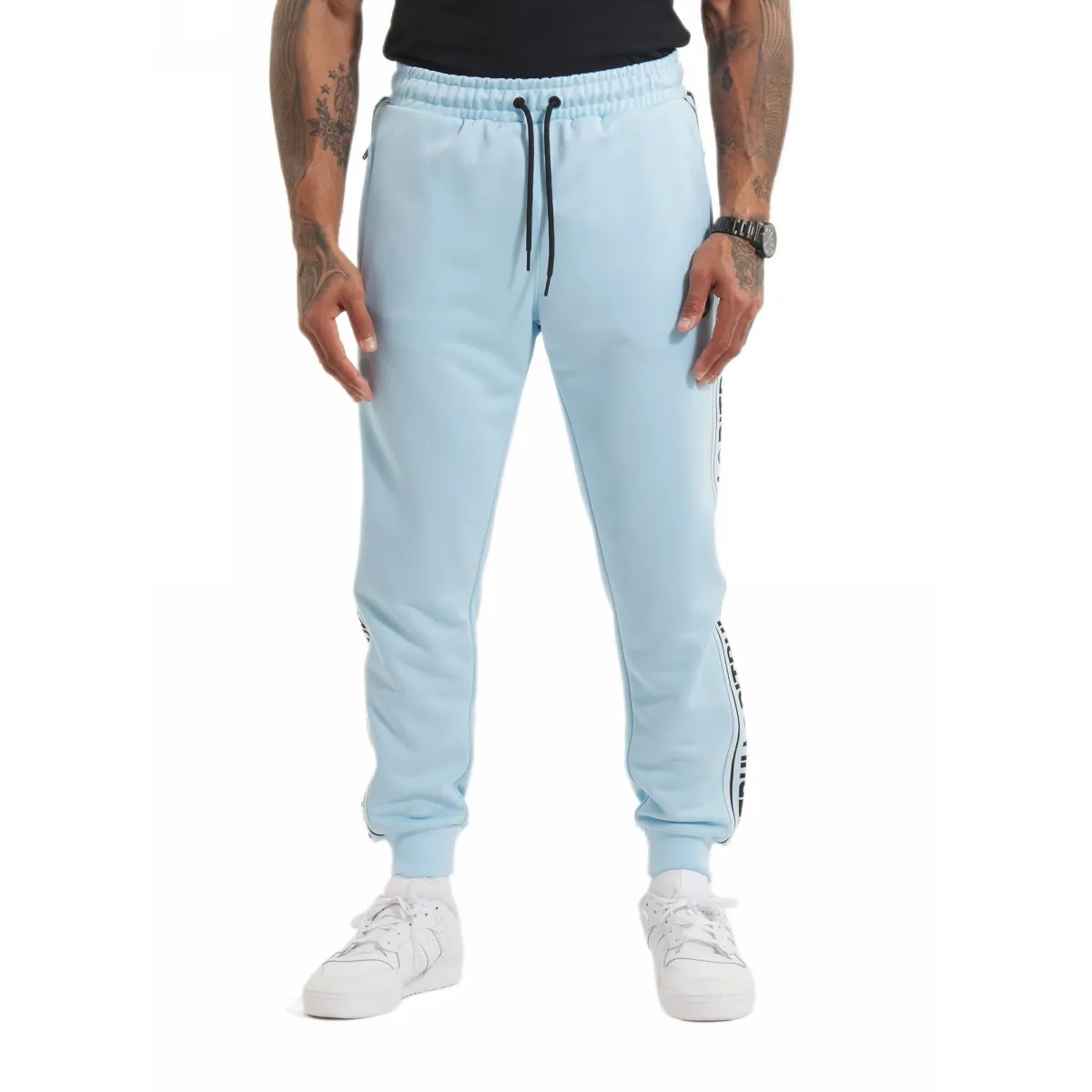 PITBULL Oldschool Polly-Terry Tape Logo '25 - Błękitne XXL