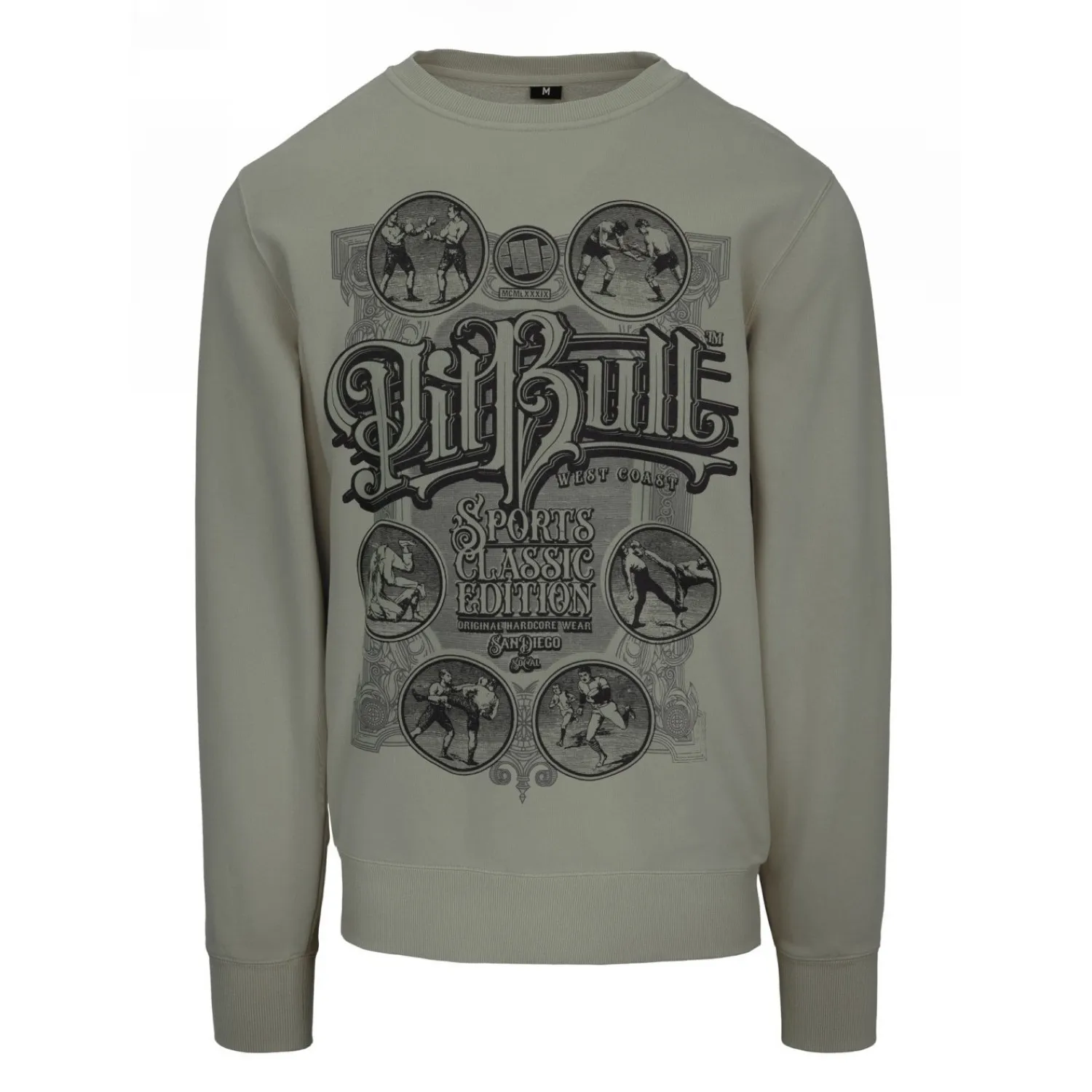 Bluza PITBULL Washed Multisport '25 - Grey Harbour L