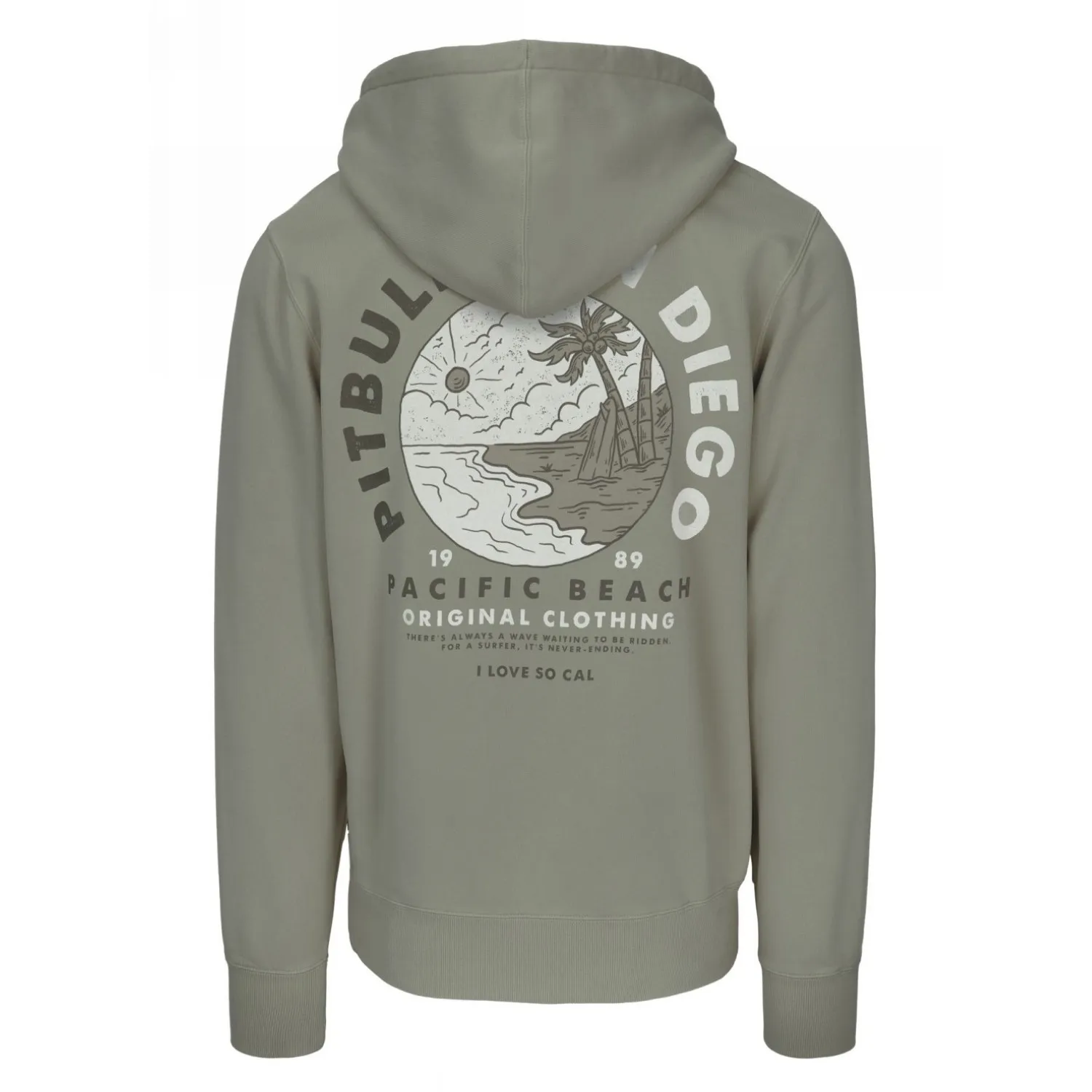 PITBULL Washed Planet Surf '25 - Grey Harbour XXL