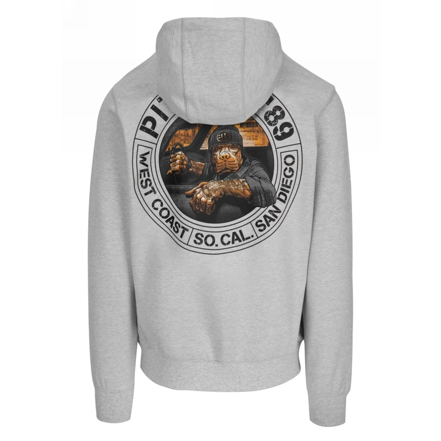 Pitbull Tricot Terry 280 Driving '25 - Szary Melanż 3XL