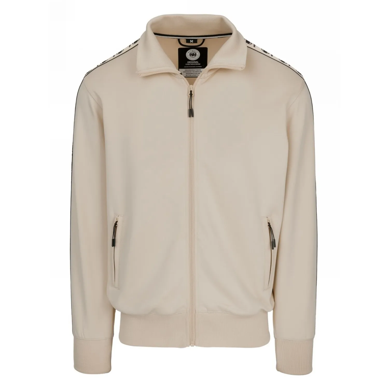 Bluza rozpinana PITBULL Oldschool Polly-Elastane Powers '25 - Off White XXL