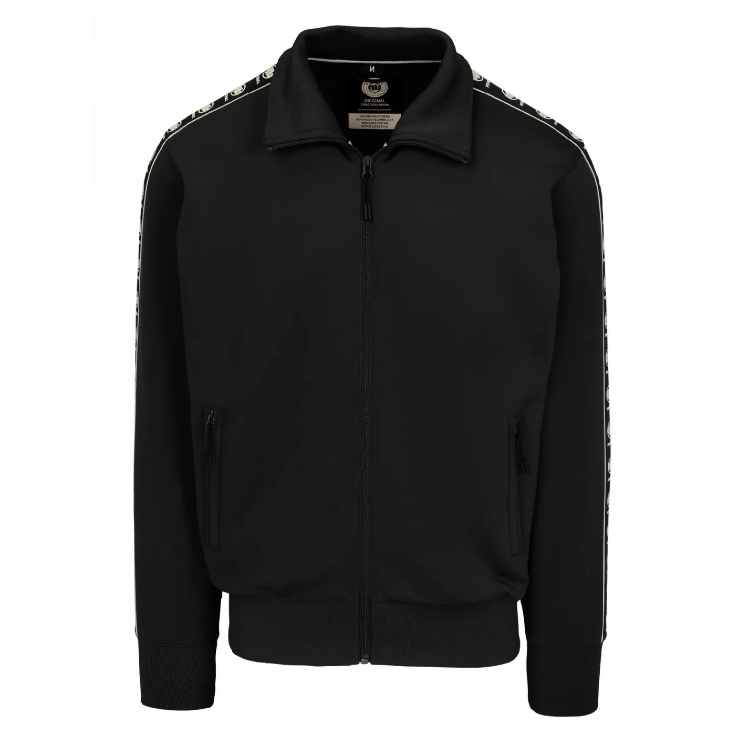 Bluza rozpinana PITBULL Oldschool Polly-Elastane Powers '25 - Czarna