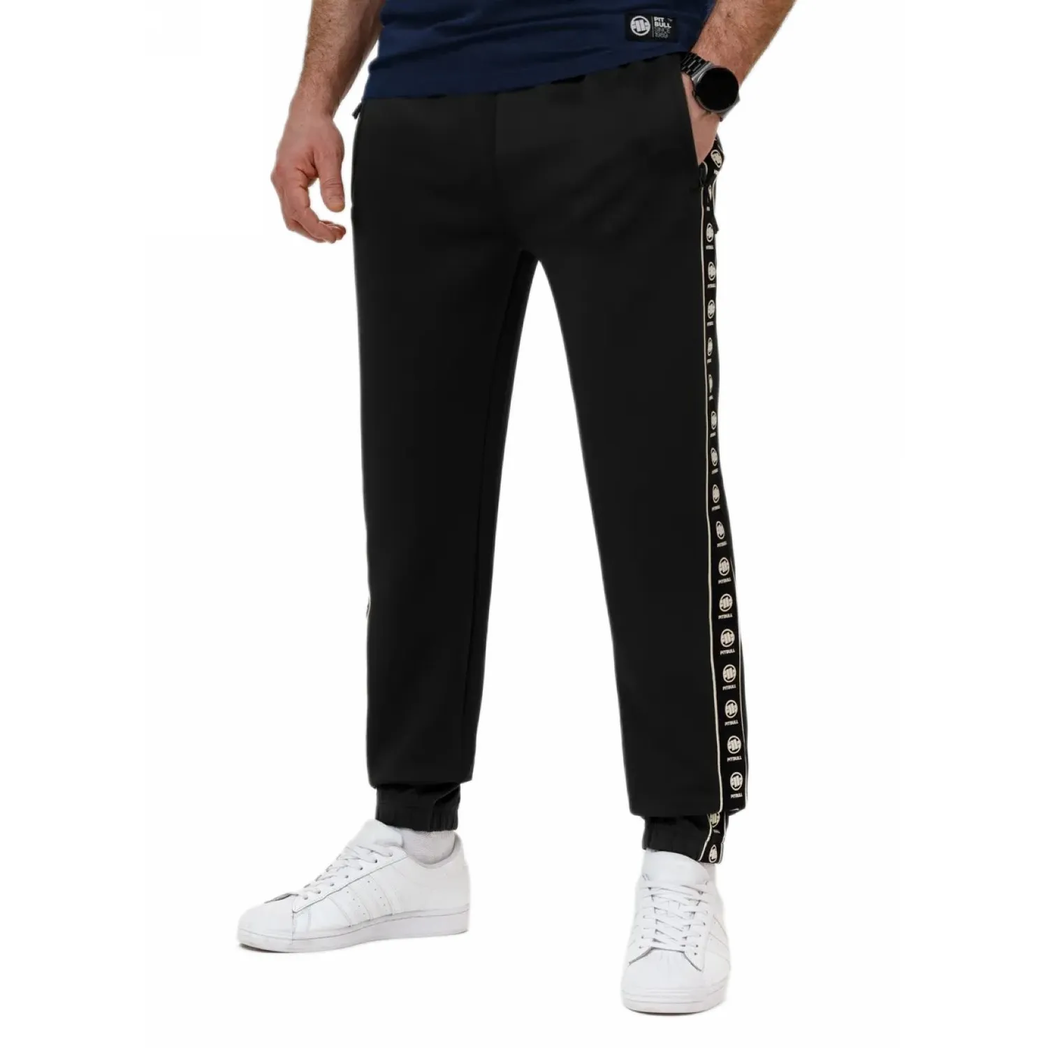 PITBULL Oldschool Polly-Elastane Powers '25 - Czarne 3XL