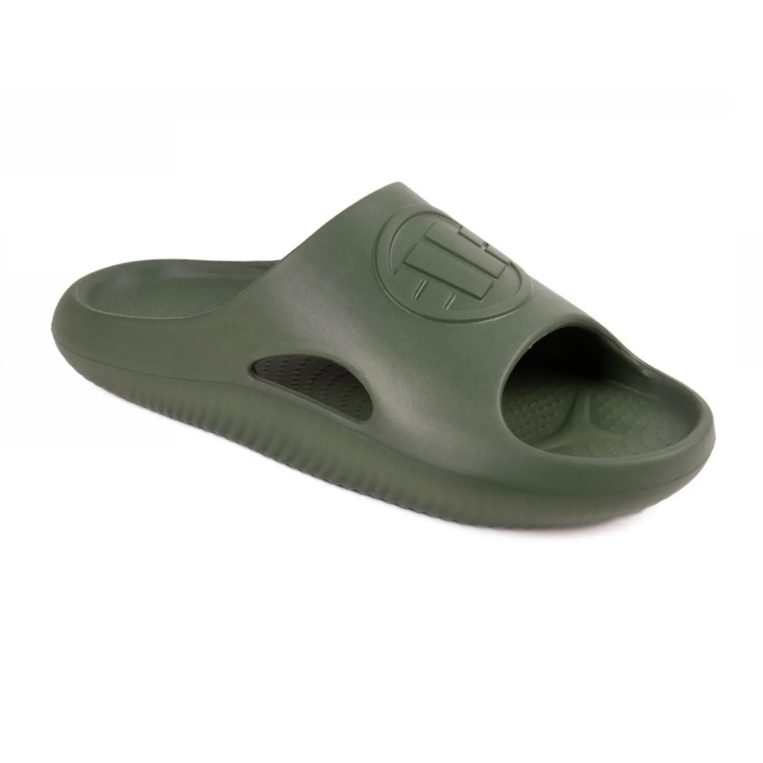 Klapki PITBULL Jade - Oliwkowe 41