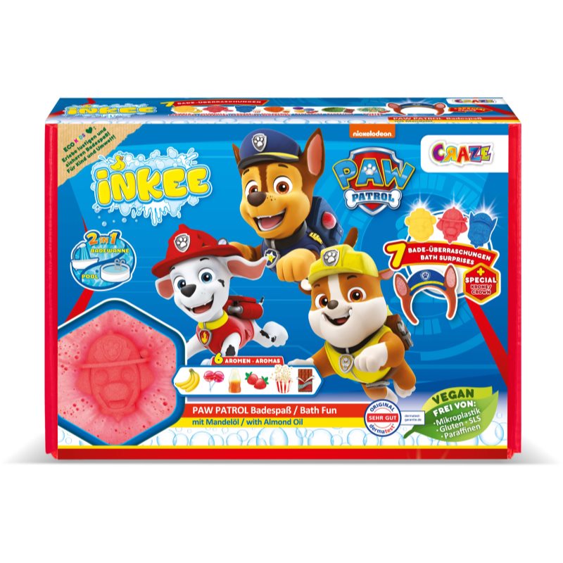 Nickelodeon Paw Patrol Gift Box zestaw upominkowy do kąpieli dla dzieci