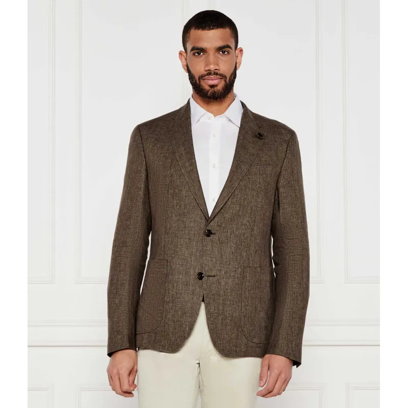 Joop! Lniana marynarka Hoverest12 Slim Fit