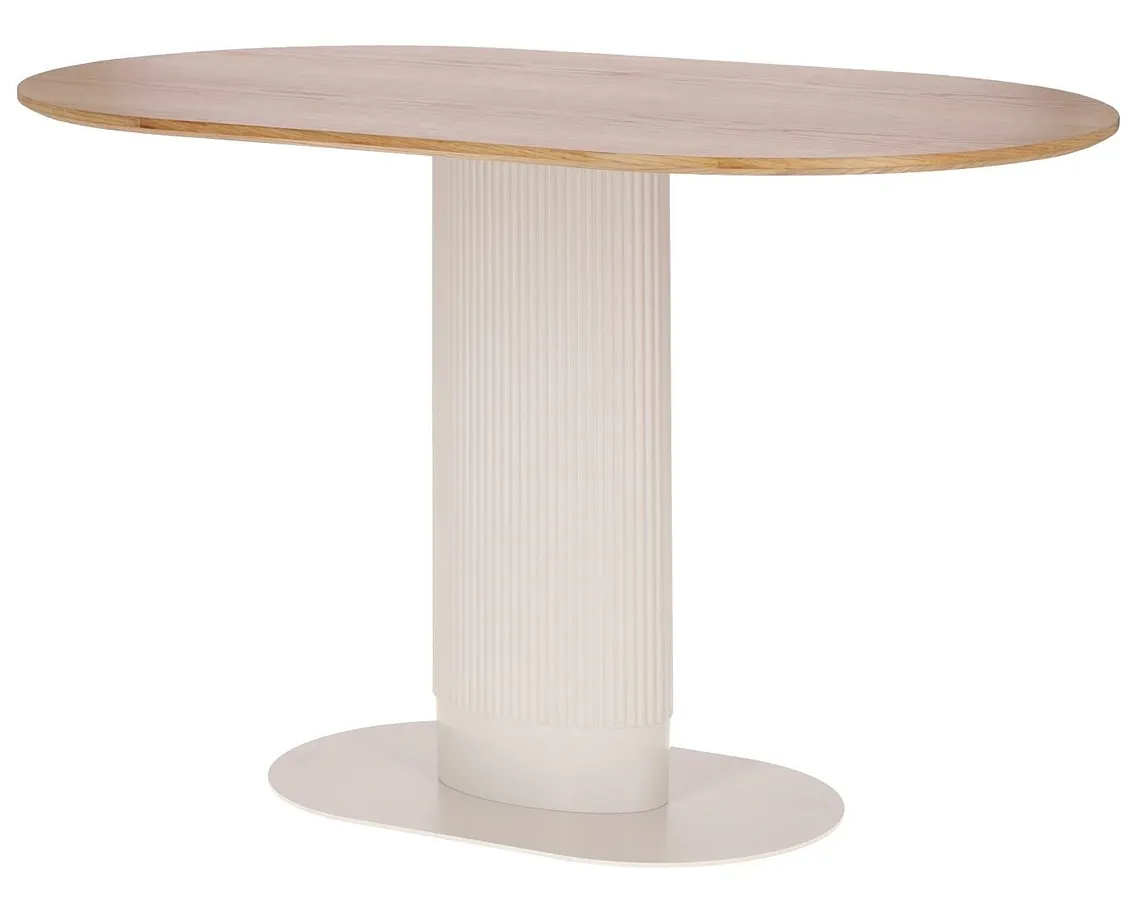 Stół dębowy na białej nodze D9-C55