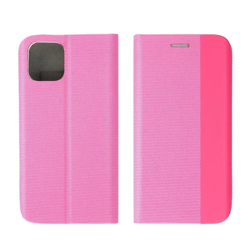 Etui Kabura SENSITIVE Book do iPhone 16 Różowy z Podstawką
