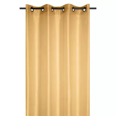 Stof Firana Linwood 140x260 musztardowa błyszcząca