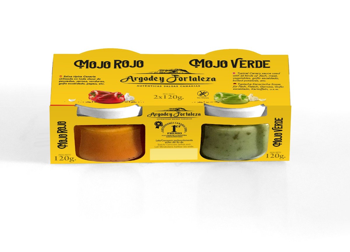 Mojo Rojo & Mojo Verde 2x120g / Argodey Fortaleza