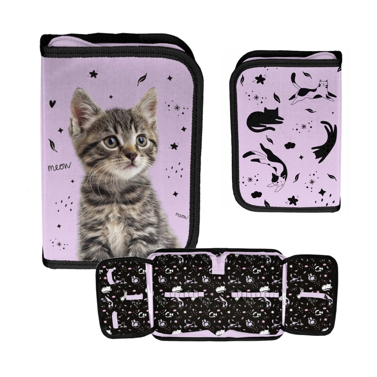 PIÓRNIK DWUKLAPKOWY CAT KOTEK KITTY PP25CE PASO