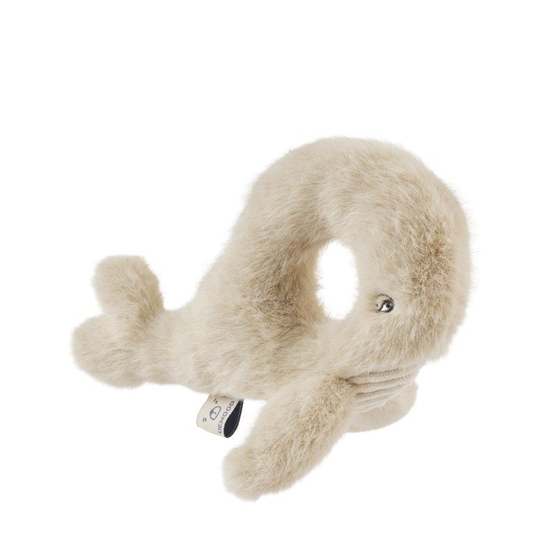 Liewood - Miękka grzechotka Romain Rattle - whale, mist