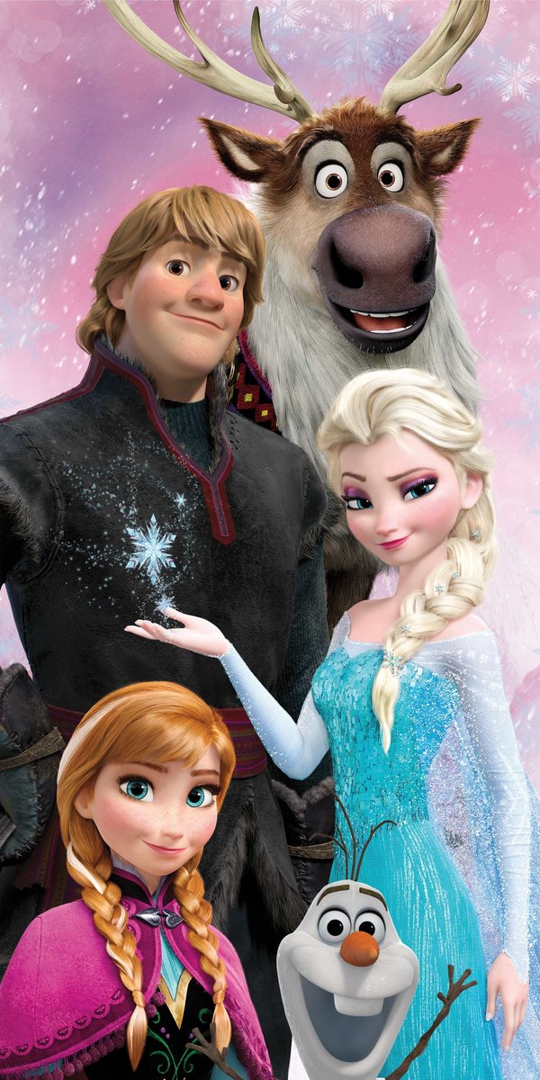 RĘCZNIK FROZEN KRAINA LODU DZIECIĘCY DUŻY 70 x 140 KĄPIELOWY PLAŻOWY