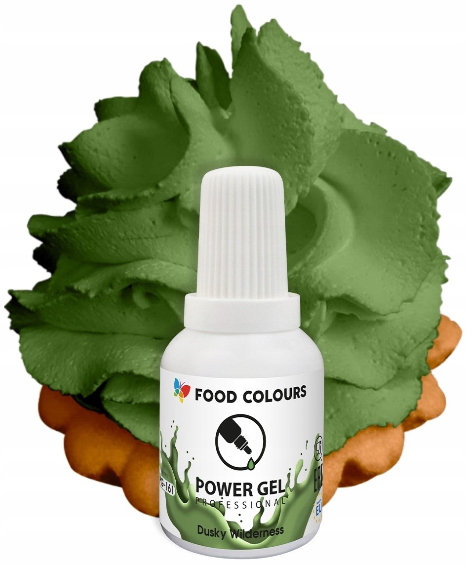 BARWNIK SPOŻYWCZY W ŻELU zielony oliwkowy 20 g