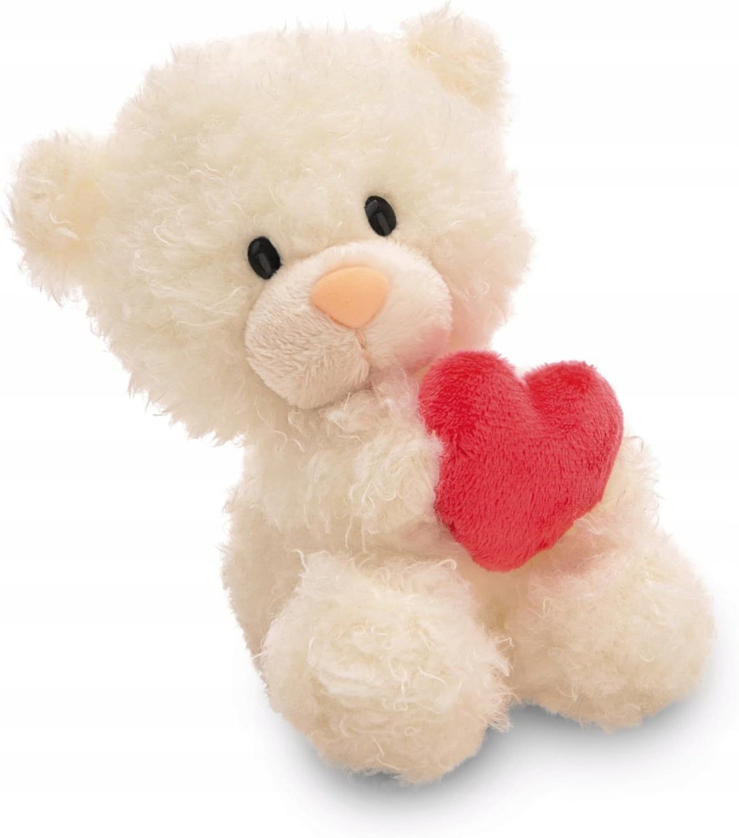 Nici Przytulanka Kremowy Miś Z Serduszkiem 18 Cm