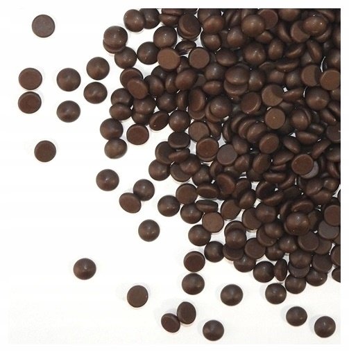 PASTYLKI CZEKOLADOWE POLEWA TORT DRIP DESEROWA CZEKOLADA 56% BRĄZOWY 100g