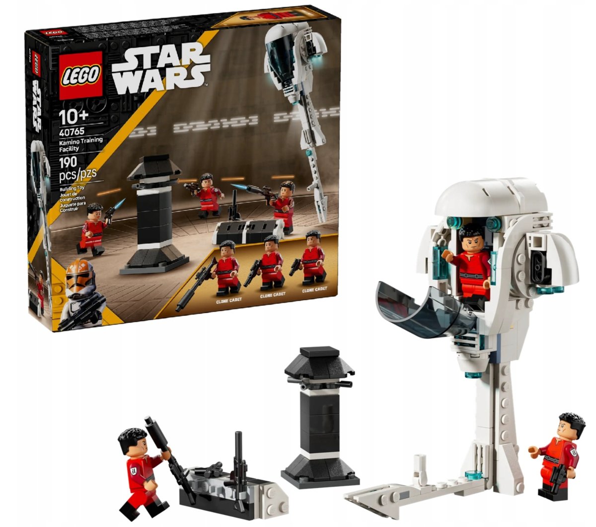 LEGO Star Wars 40765 Ośrodek szkoleniowy na Kamino 3 klony kadetów
