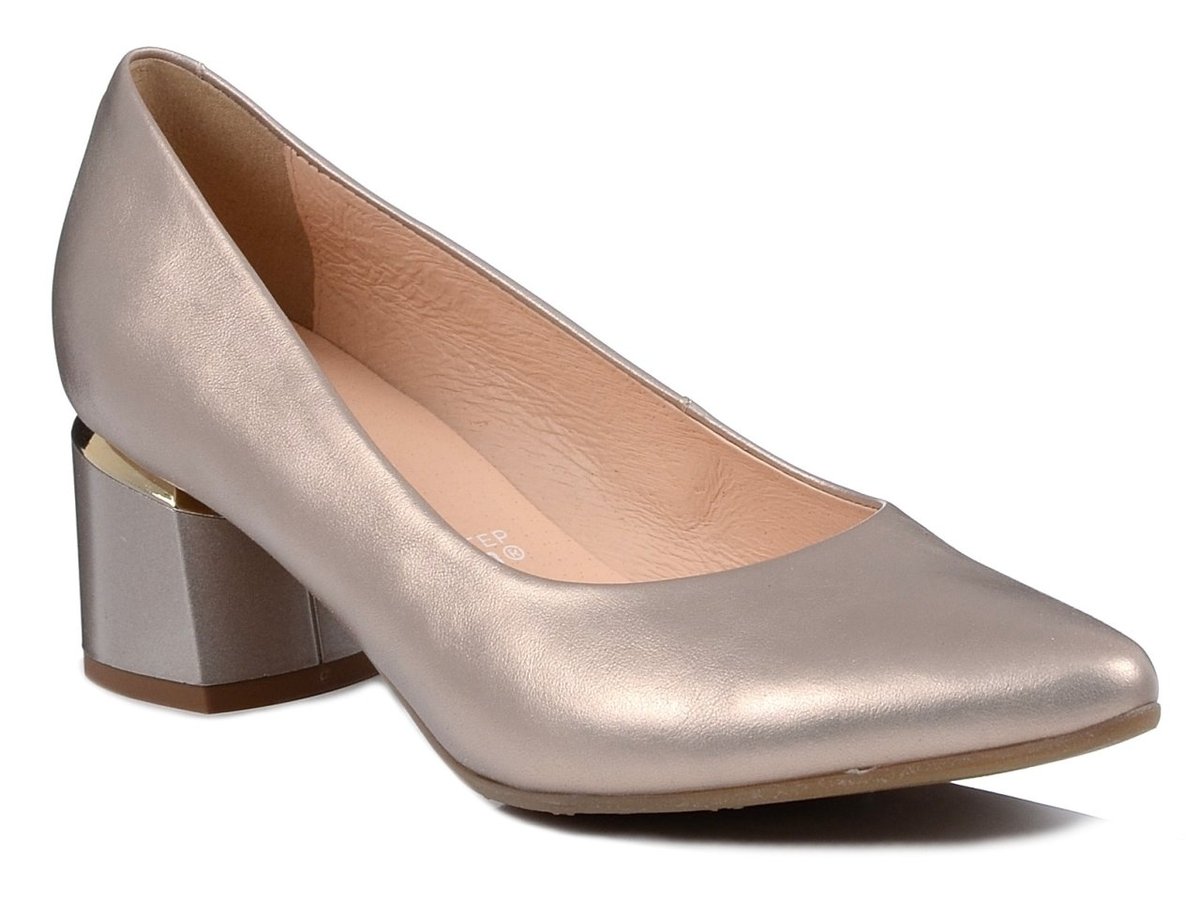 Czółenka buty damskie skórzane Bioeco 5720-37