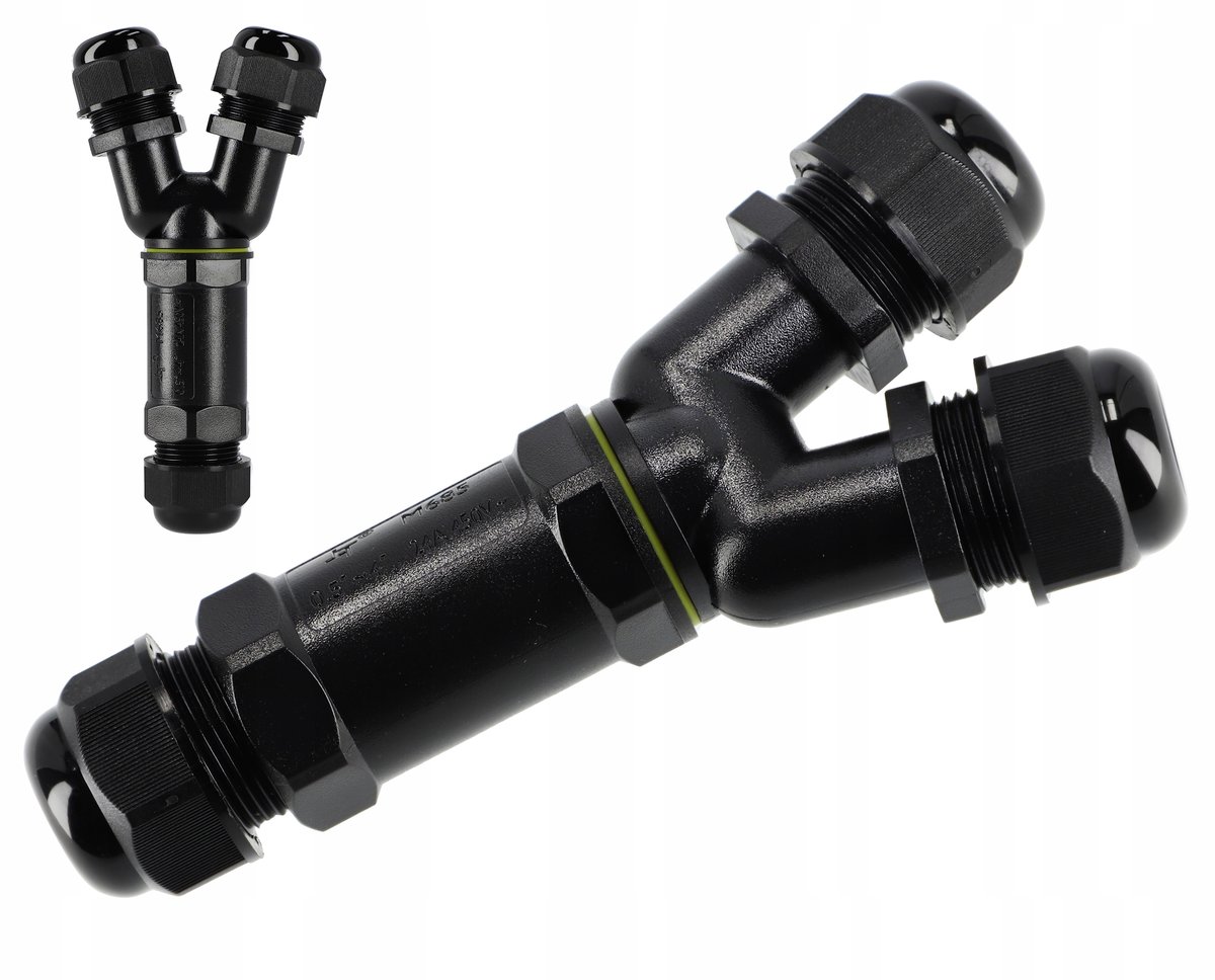 Złącze Hermetyczne Kablowe Mufa Skręcana IP68 Y