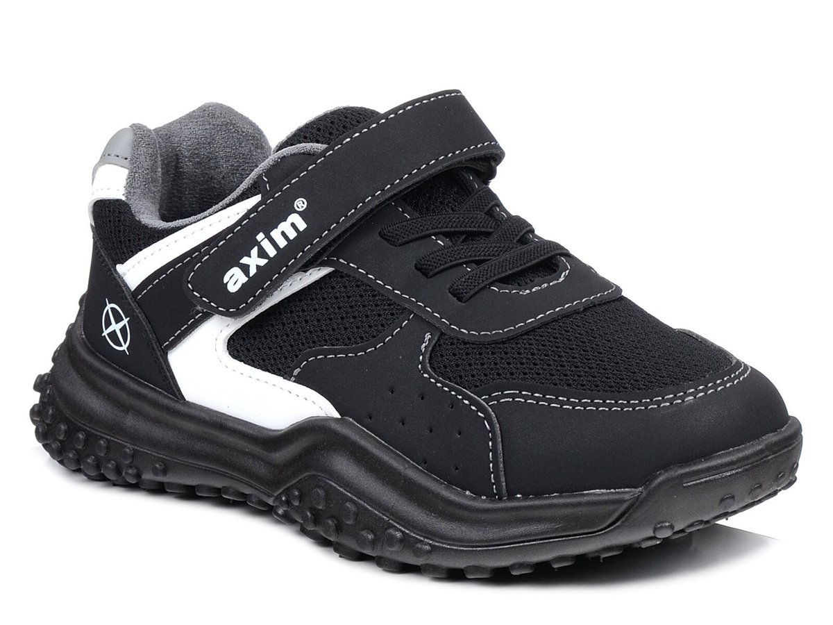Buty dziecięce sportowe chłopięce na rzepy skórzana wkładka Axim 24403C -32
