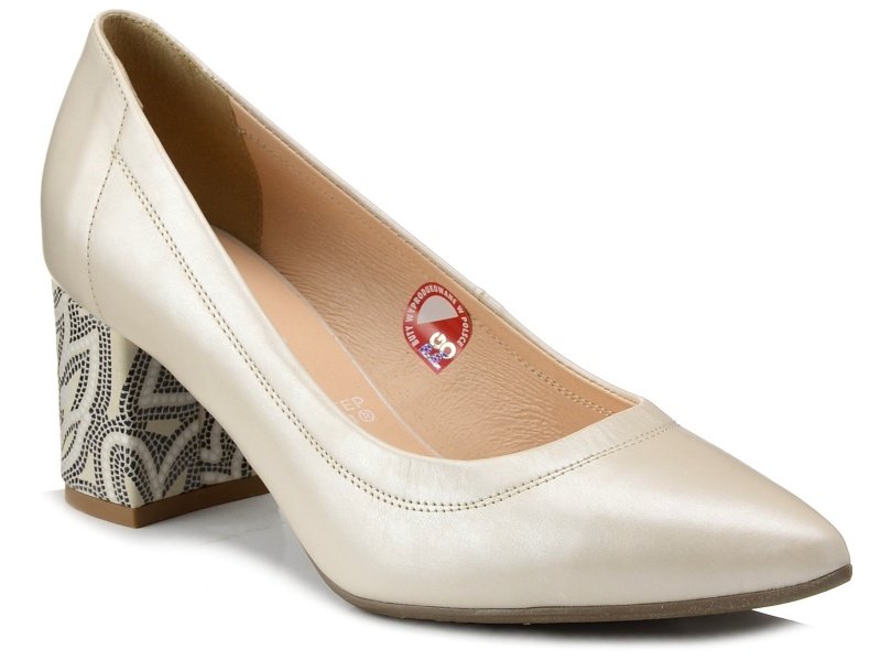 Czółenka buty damskie Bioeco 5841 skórzane-38