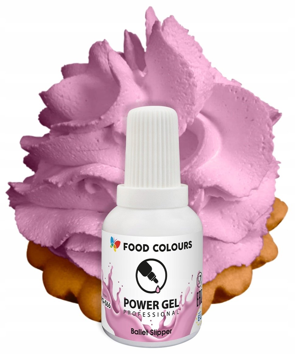 BARWNIK SPOŻYWCZY W ŻELU różowy jasny 20 g