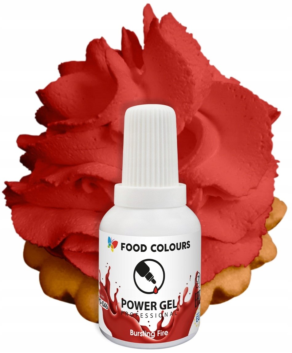 BARWNIK SPOŻYWCZY W ŻELU czerwony 20 g