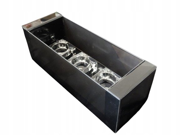 ŚWIECZNIK LUSTRZANY GLAMUR NA 3 TEALIGHT (PODGRZEWACZE)