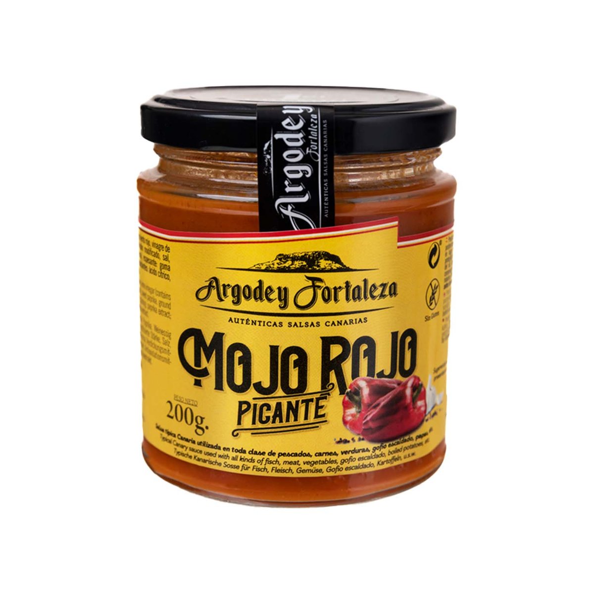 Mojo Rojo Picante 200g/ Argodey Fortaleza Sosy z Wysp Kanaryjskich
