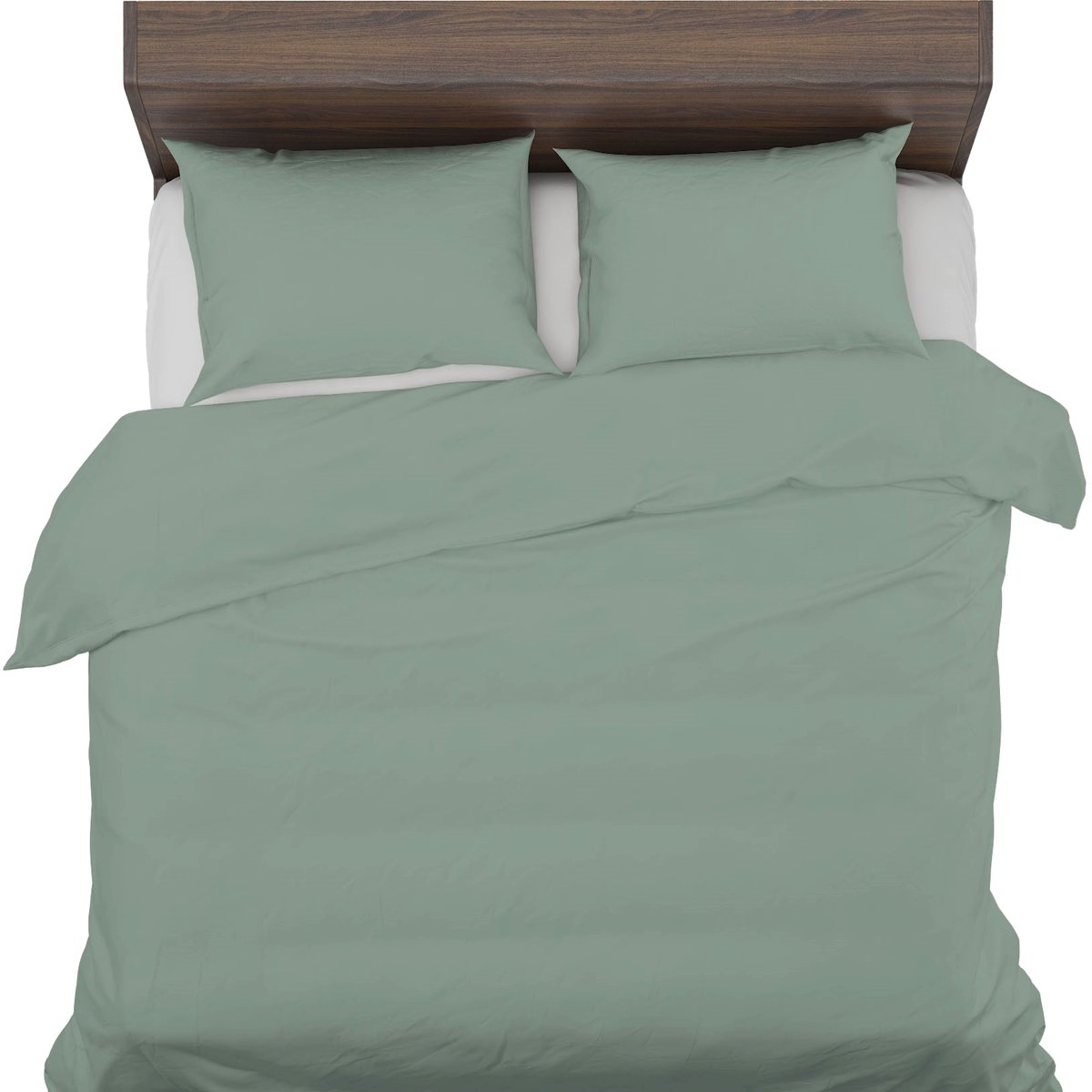 Antyalergiczna Pościel 160x220+2x70x80 100% Bawełna Naturalna Oliwka