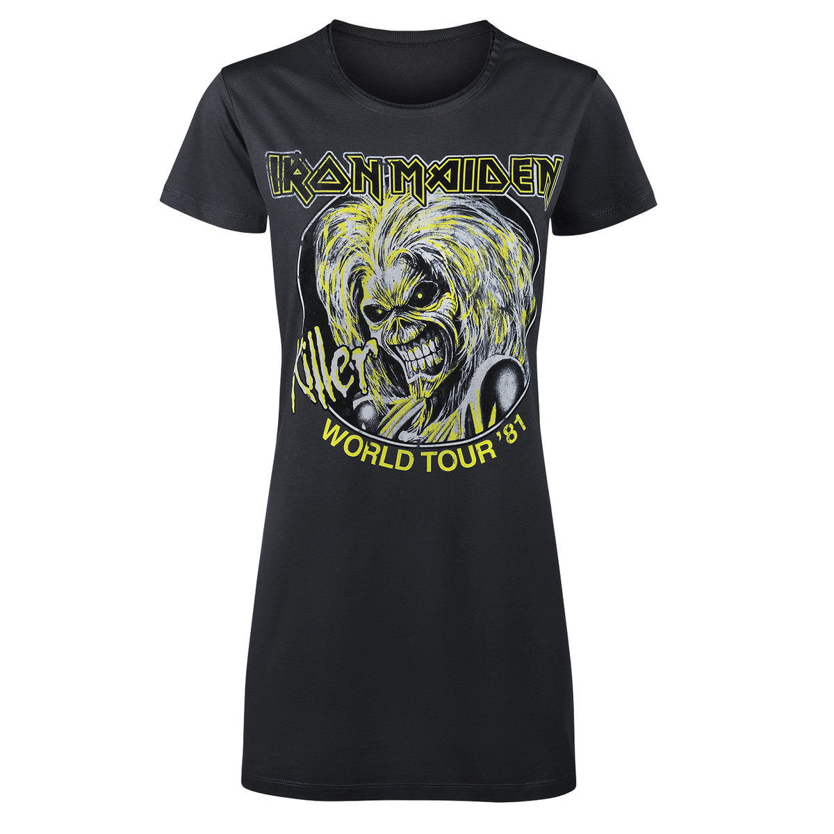 tunika IRON MAIDEN - KILLERS WORLD TOUR ciemnoszara-M