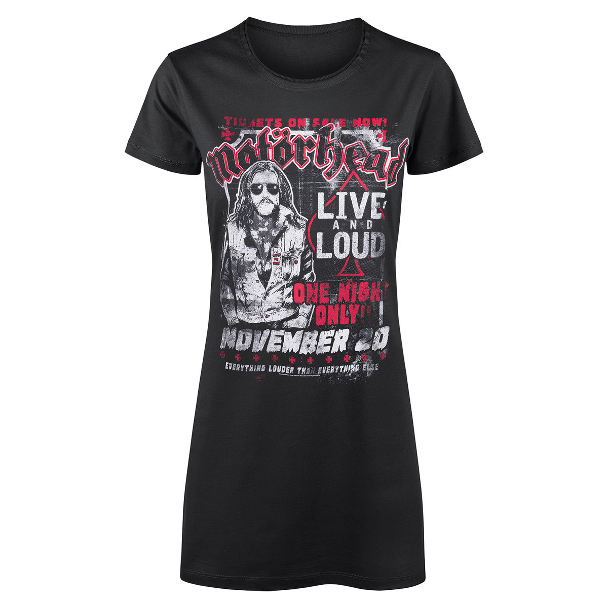 tunika MOTORHEAD - ONE NIGHT ONLY ciemnoszara-S