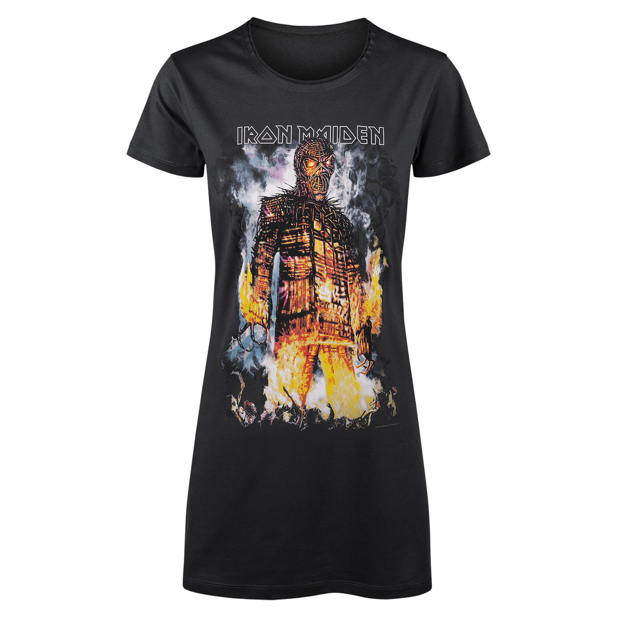 tunika IRON MAIDEN - THE WICKER MAN ciemnoszara-L