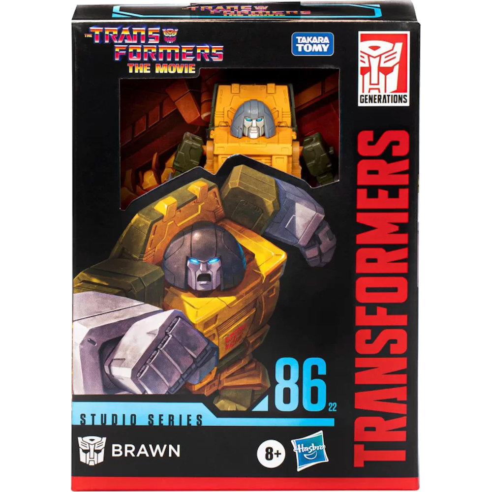 TRANSFORMERS THE MOVIE STUDIO SERIES TAKARA TOMY HASBRO AUTOBOT BRAWN 86-22