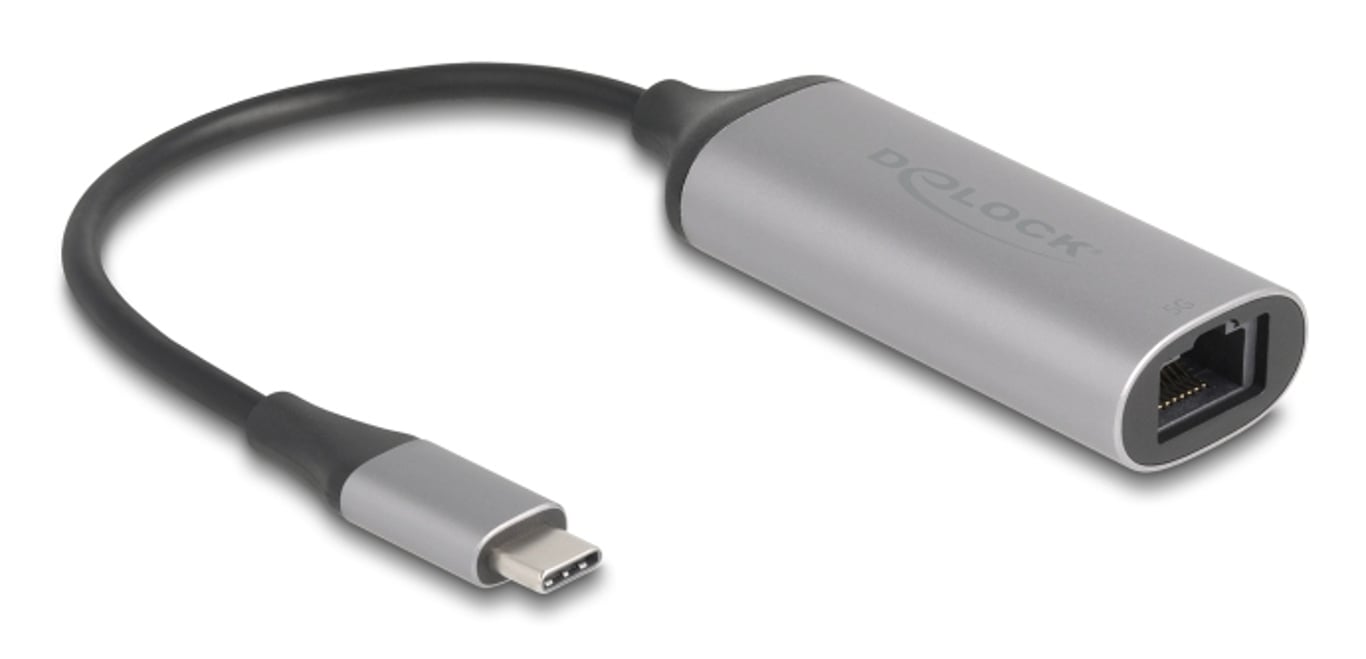 DeLOCK 81570 zmieniacz płci / kabli USB Type-C RJ-45 Antracyt 81570