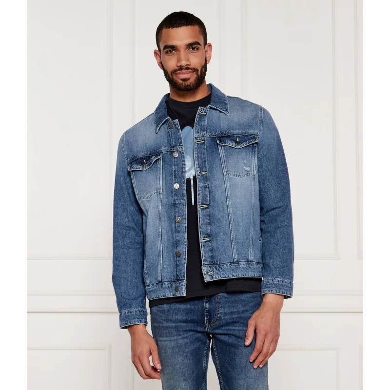 DONDUP - made in Italy Jeansowa kurtka Slim Fit