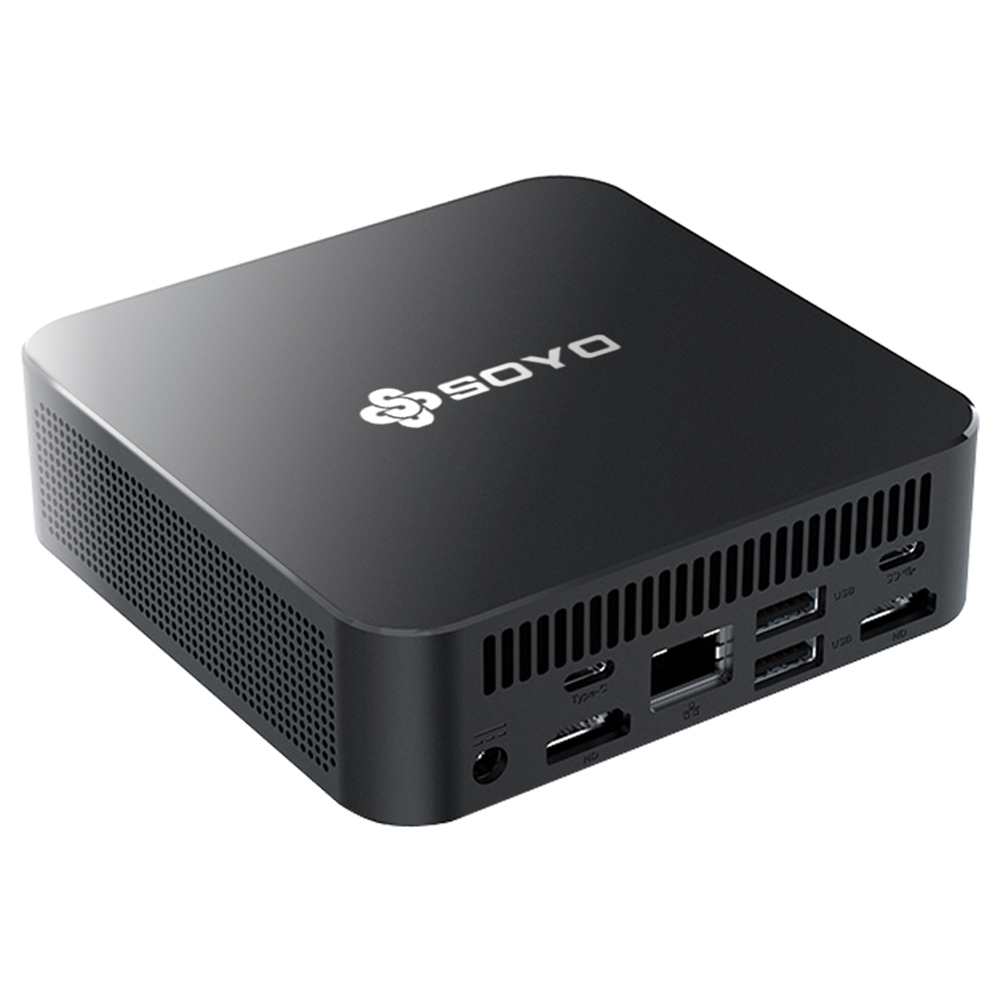 SOYO M4 Pro Mini PC Intel N150 4 Core Max 3 6GHz 16GB RAM 512GB SSD 2*HDMI 1* Full-featured Type-C Triple Screen Display SOYOEUDF SOYOEUDF